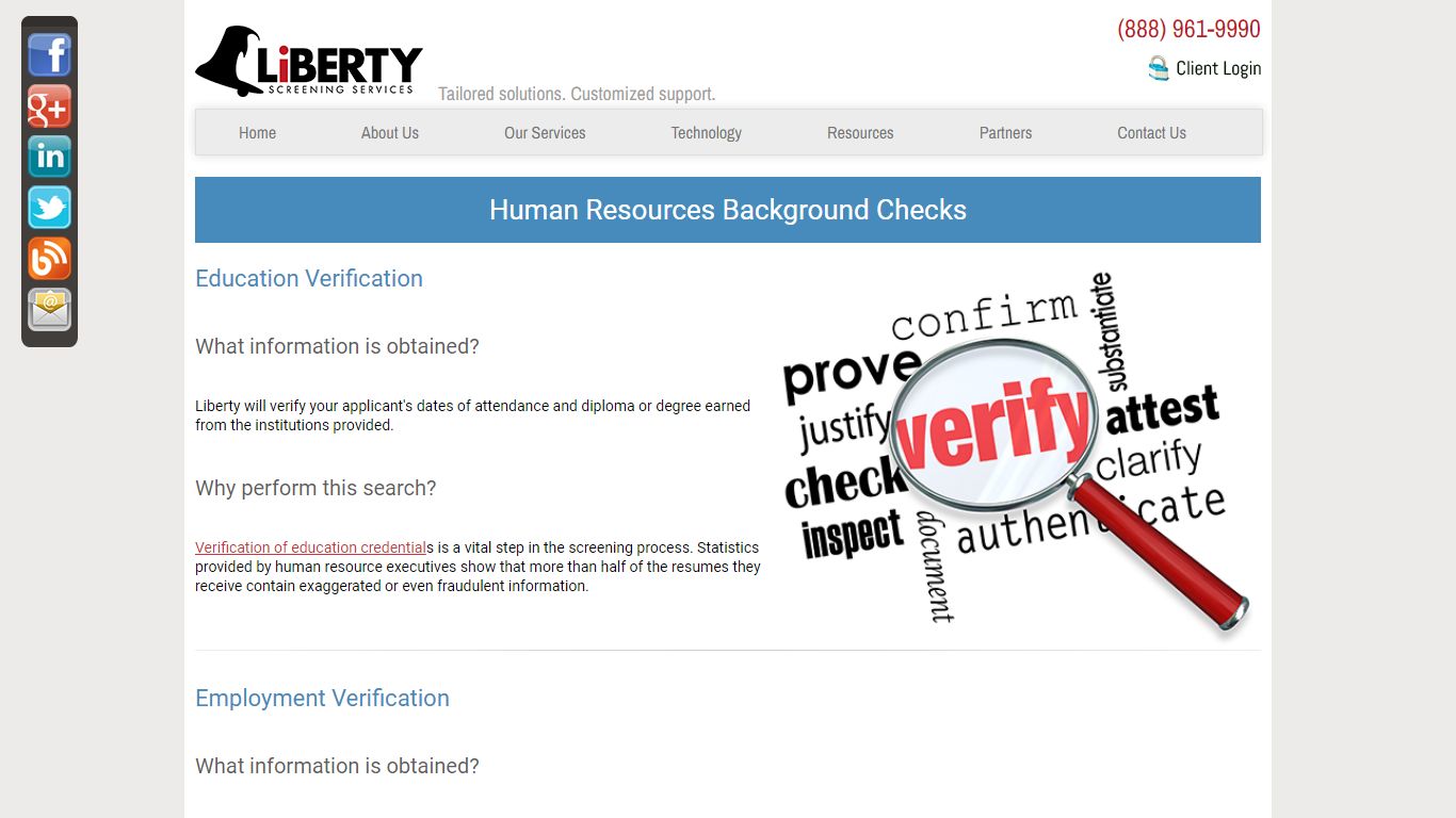 Human Resources Background Checks - Liberty Screening